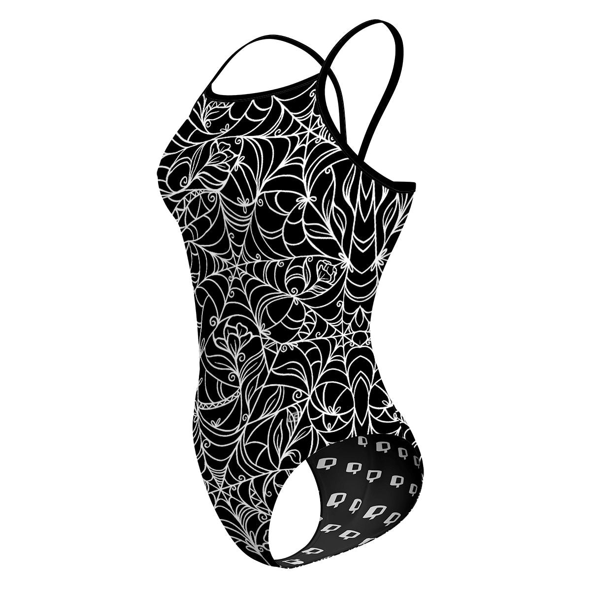 Spiderweb Temptation - Sunback Tank Swimsuit