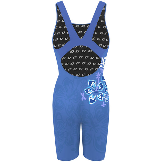 Sea flower - Classic Strap Long Knee Women Jammer