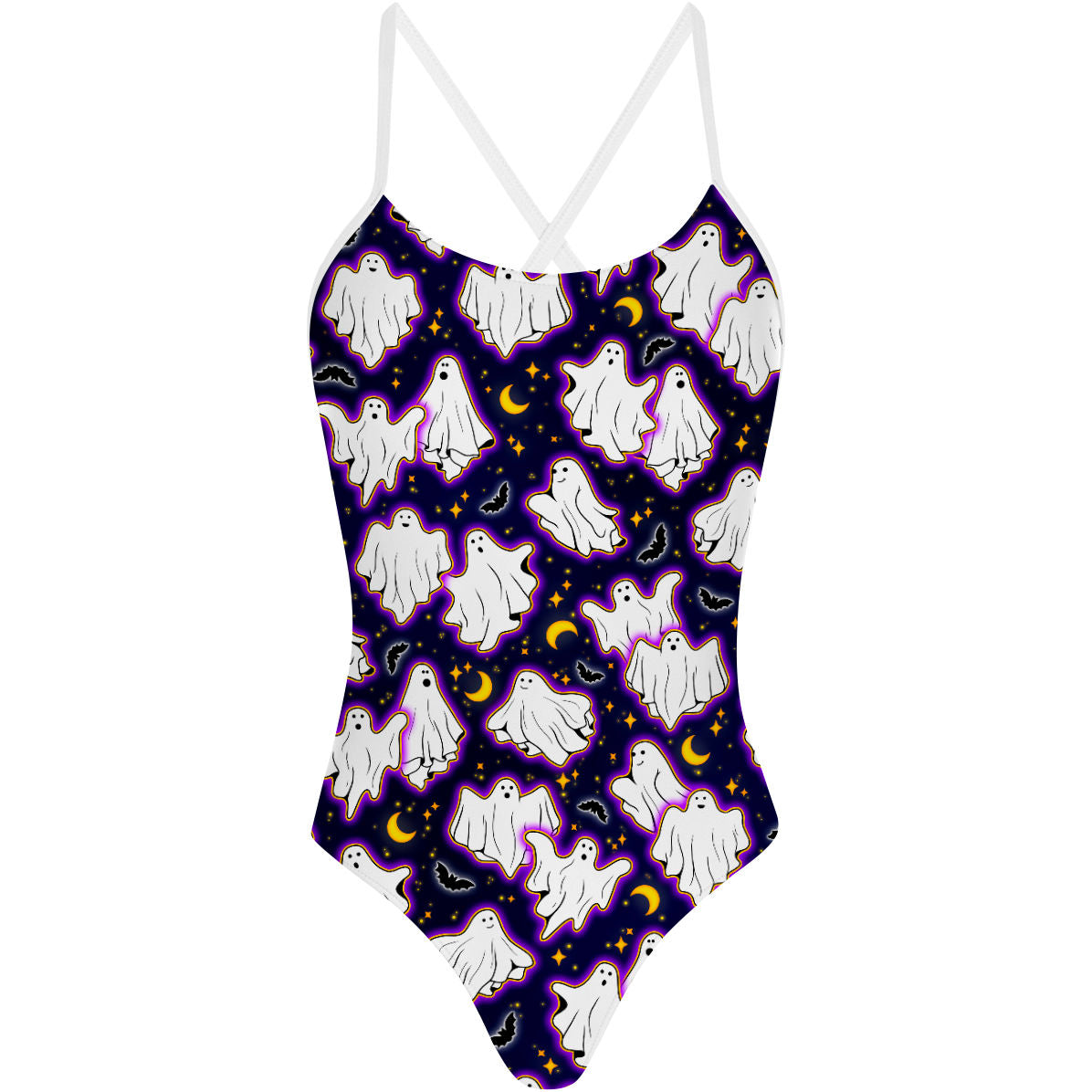 Boo-Tiful Night - Tieback One Piece Swimsuit