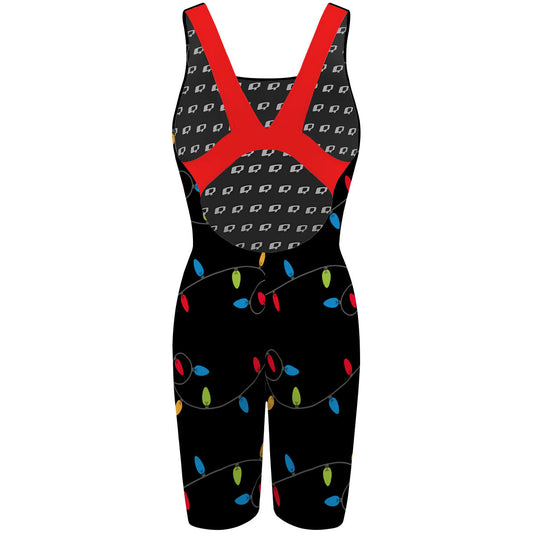 Christmas lights - Classic Strap Long Knee Women Jammer