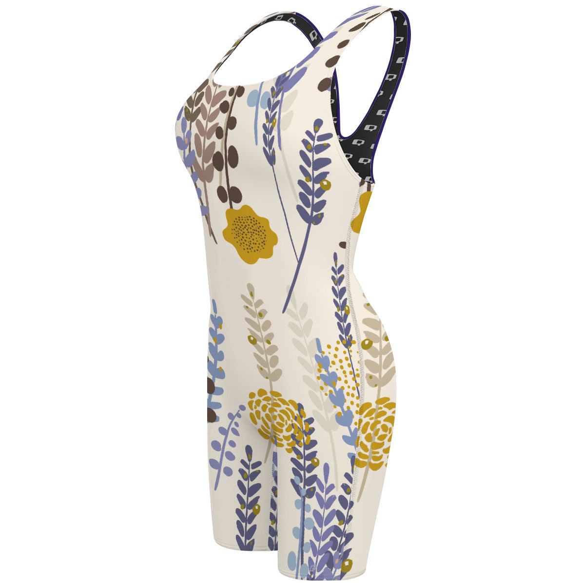 Lavender - Classic Strap Long Knee Women Jammer