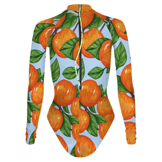 Swimming With Oranges - Traje de Baño tipo Surf en Corte Clasico