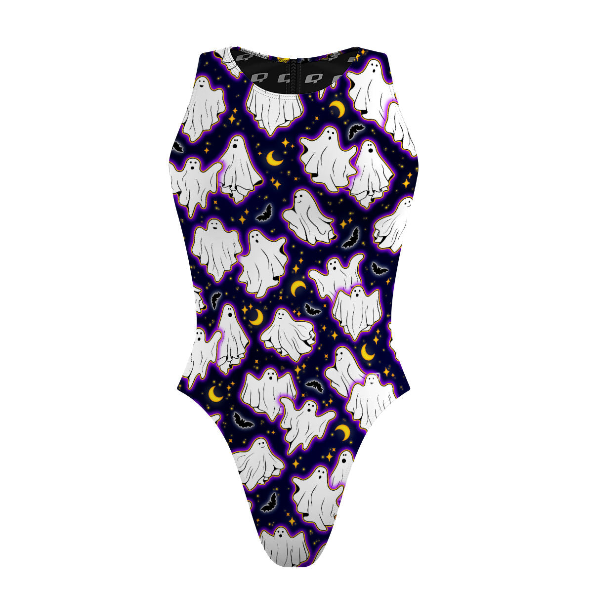 Boo-Tiful Night - Women's Waterpolo Swimsuit Cheeky Cut
