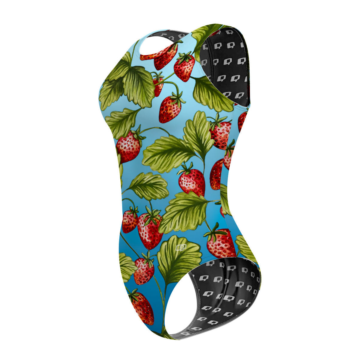 Strawberry Water - Traje de baño Waterpolo corte Clásico