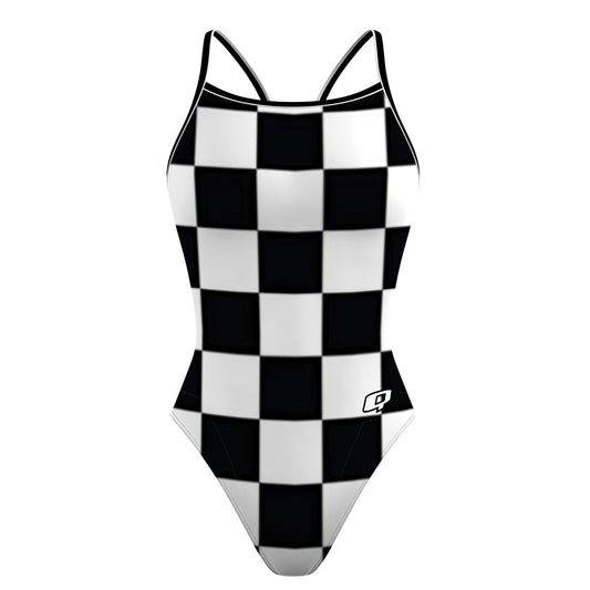 Skater Chic - Skinny Strap Swimsuit
