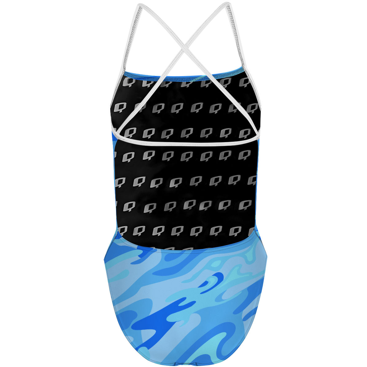 Fenix Team blue tiras - "X" Back Swimsuit