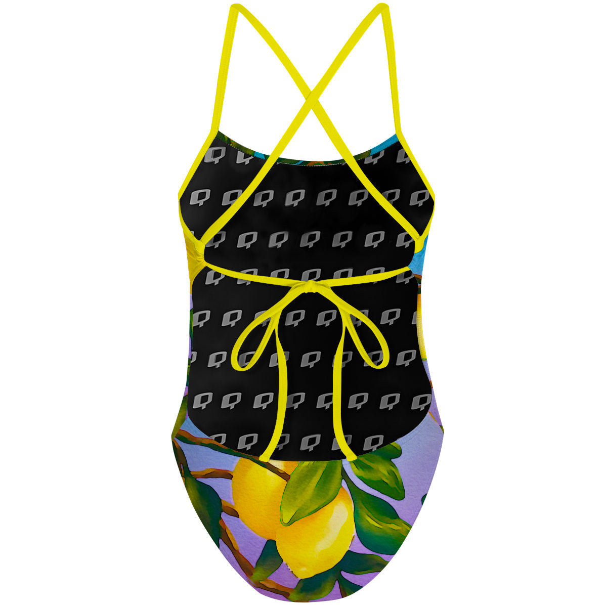 Lemon Squeeze - Traje de Baño Tieback de Una pieza