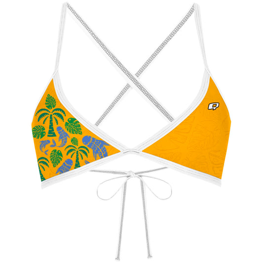 Seaside jungle - Tieback Bikini Top