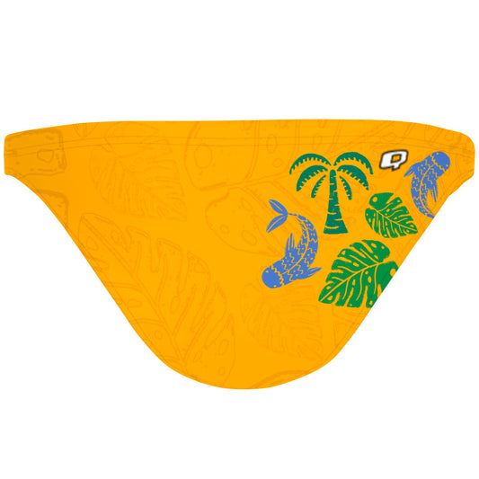 Seaside jungle - Tieback Bikini Bottom