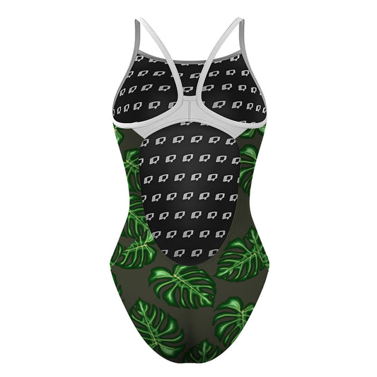 VividGreen - Skinny Strap Swimsuit