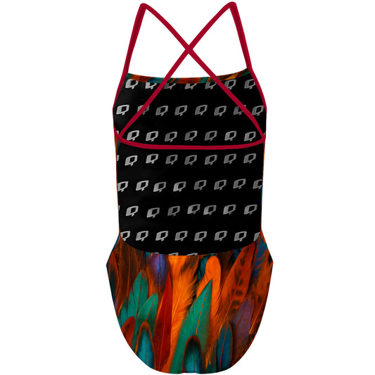 Fiery Bird - "X" Back Swimsuit