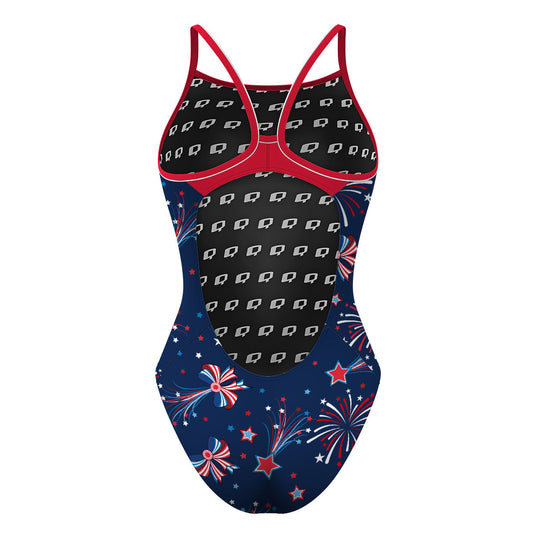 Fireworks - Skinny Strap Swimsuit