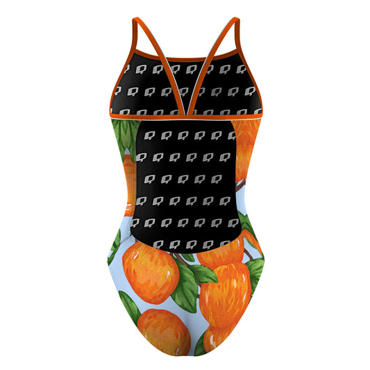 Swimming With Oranges - Traje de Baño Sunback Tank