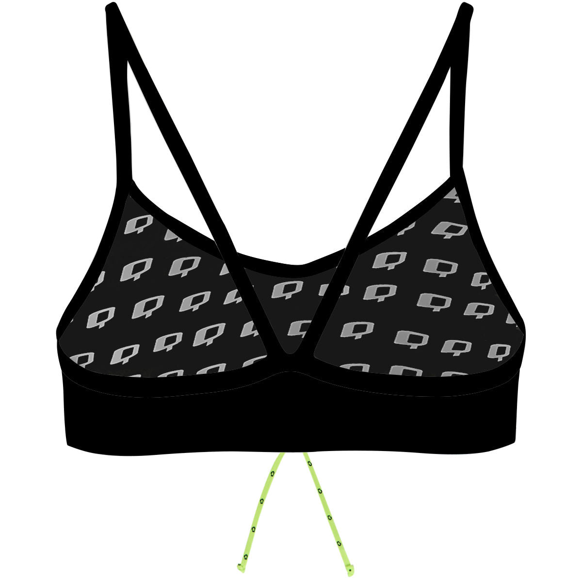 FLOWER NIGHT - Bandeau Bikini Top