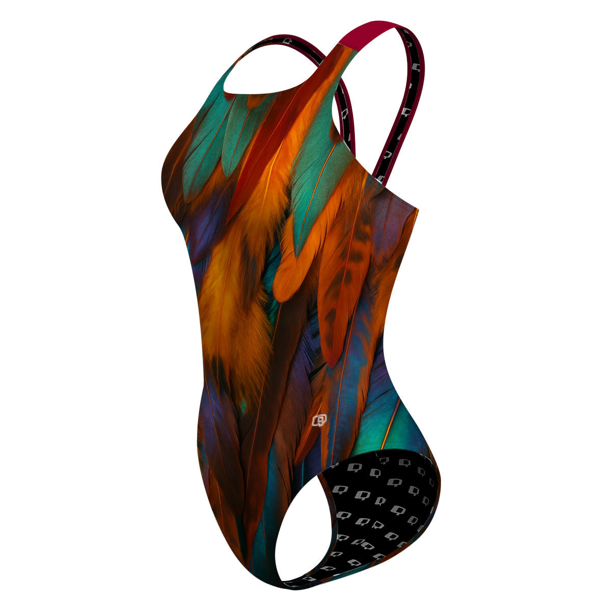 Fiery Bird - Classic Strap Swimsuit