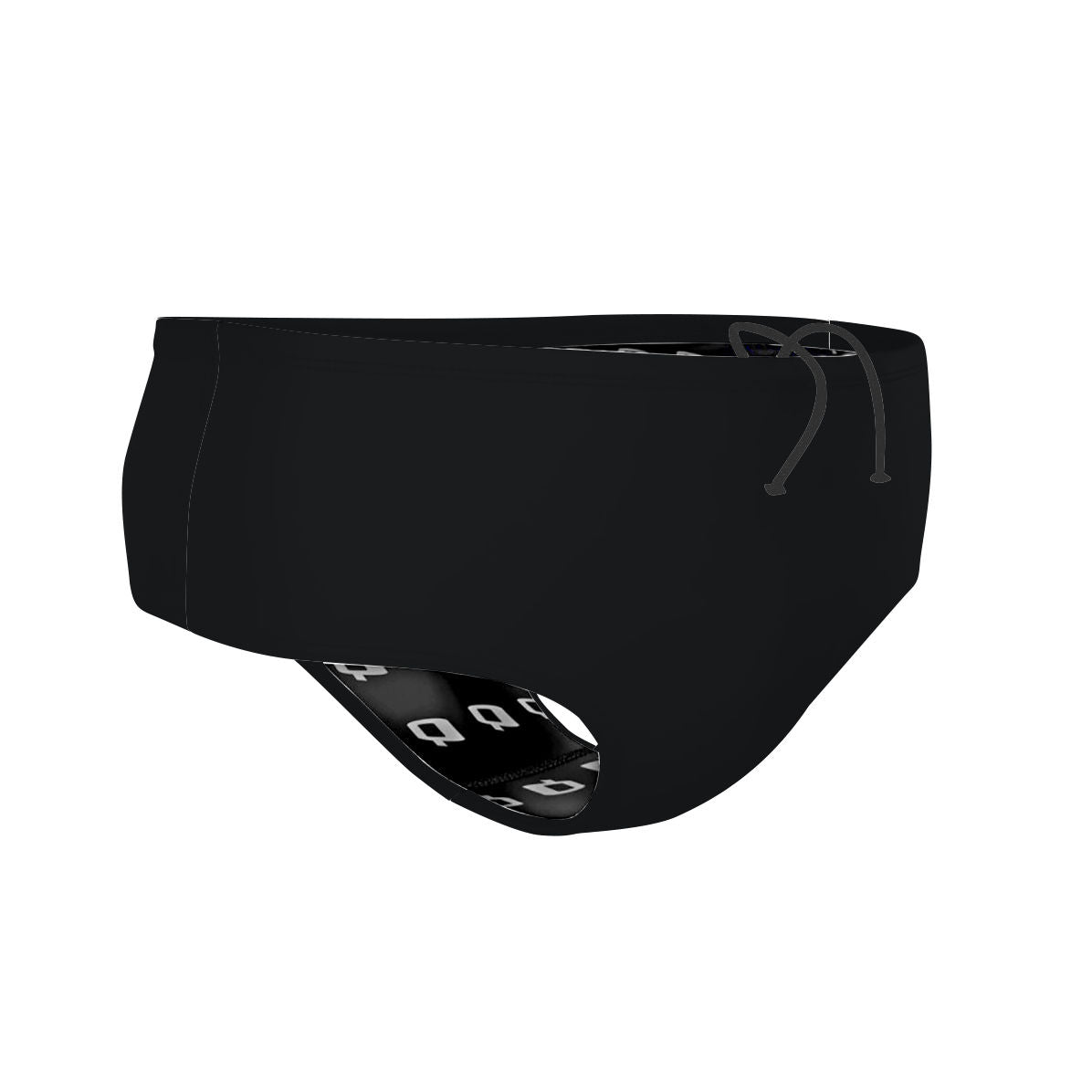 Solid Black - Solid Classic Brief Swimsuit