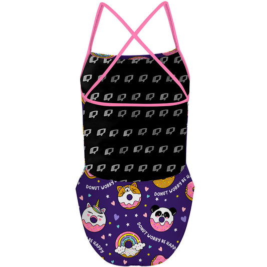 Donut Worry - "X" Back Swimsuit