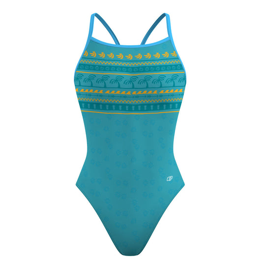 Banana palm - Skinny Strap Swimsuit