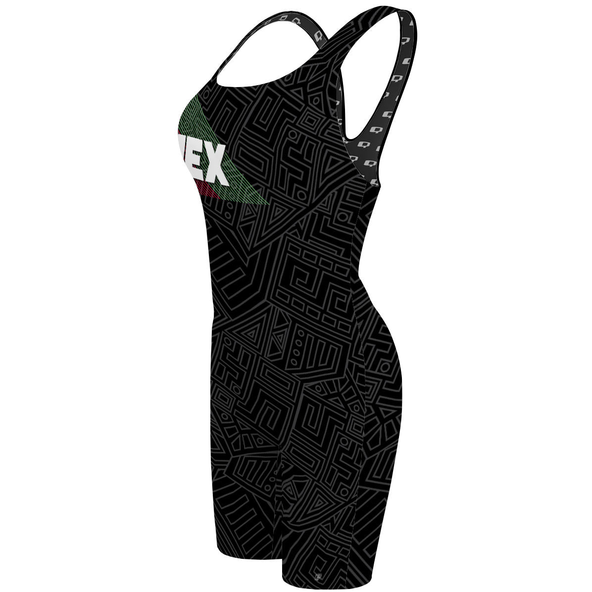 Tricolor - Classic Strap Long Knee Women Jammer
