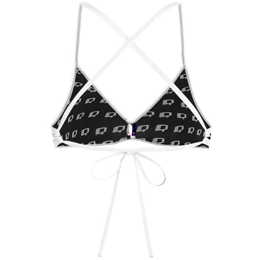 Boo-Tiful Night - Demi Tieback Bikini Top