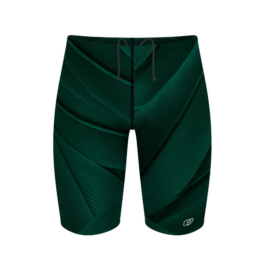 Green Feathers - Jammer Swimsuit