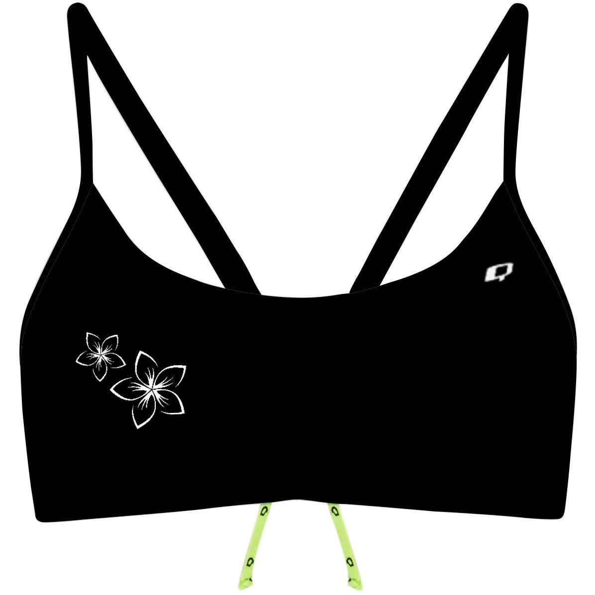 FLOWER NIGHT - Bandeau Bikini Top