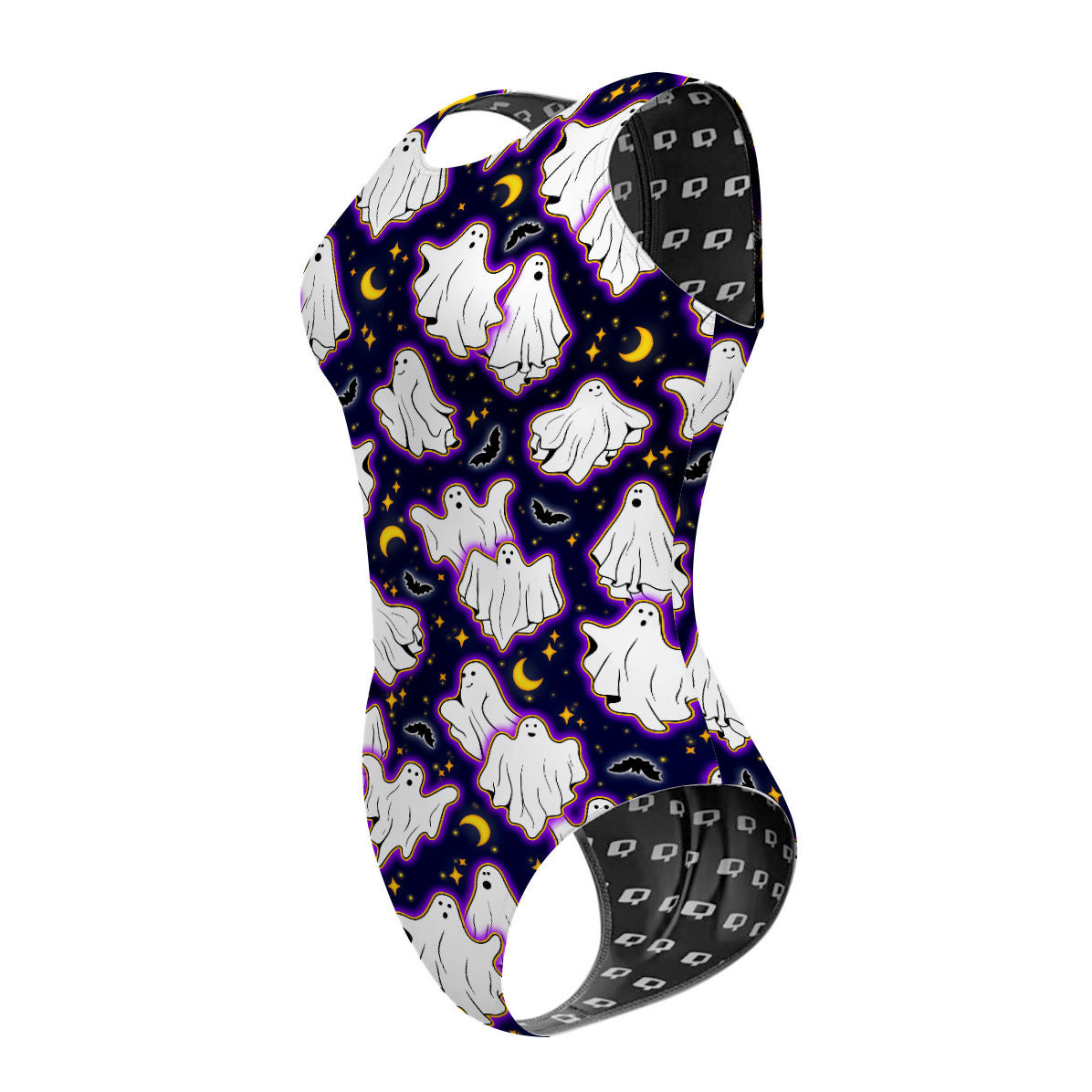 Boo-Tiful Night - Women's Waterpolo Swimsuit Classic Cut