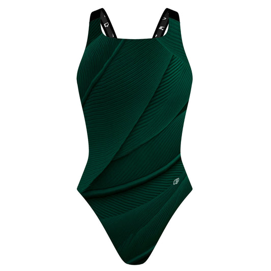 Green Feathers - Classic Strap Swimsuit