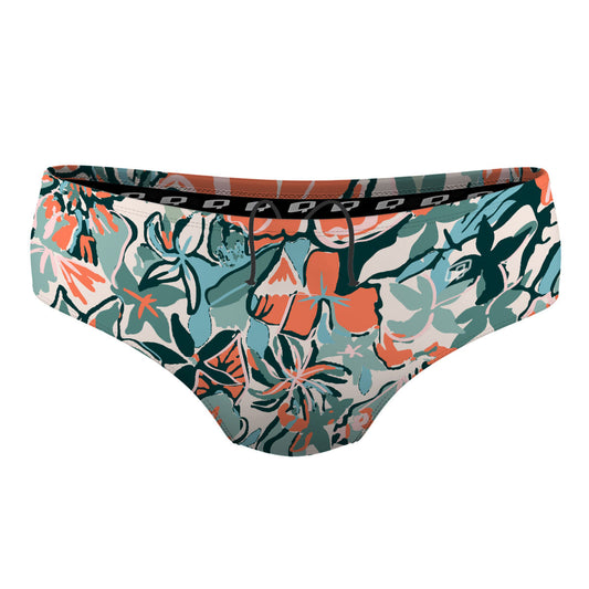 Pink Flora - Classic Brief Swimsuit