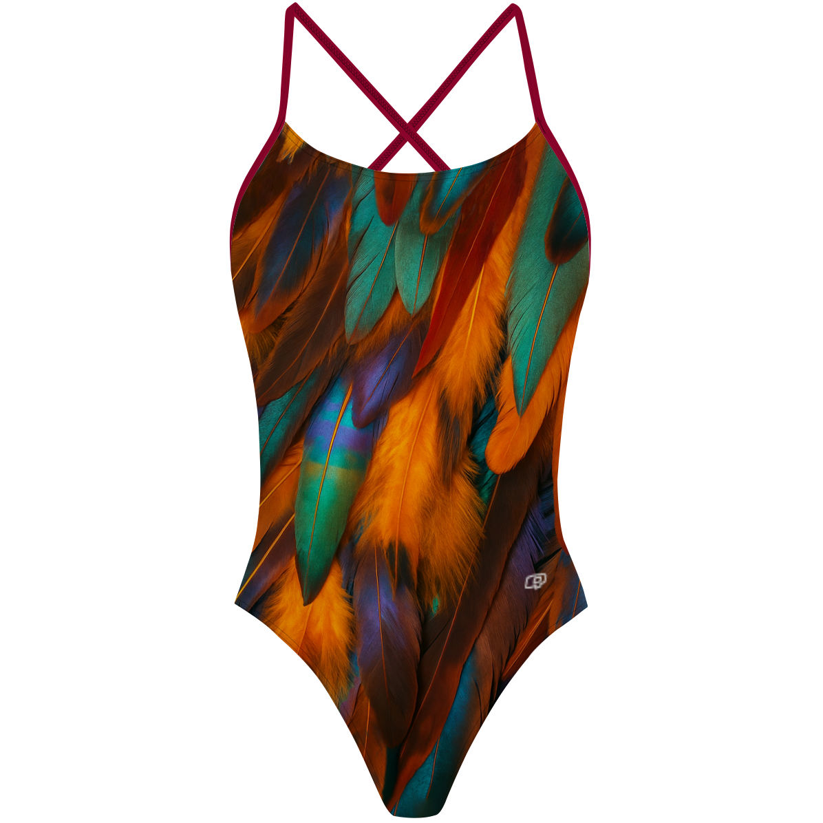 Fiery Bird - "X" Back Swimsuit