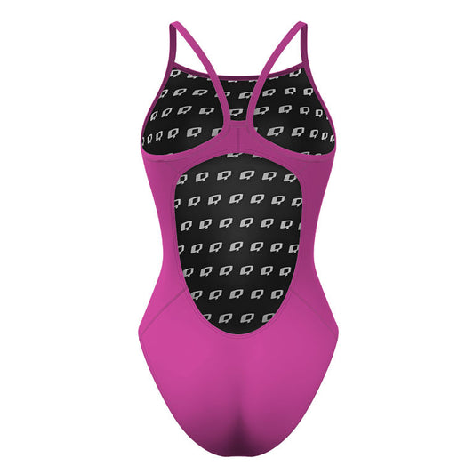 ROSA SOLIDO - Solid Skinny Strap Swimsuit - PERSONALIZED