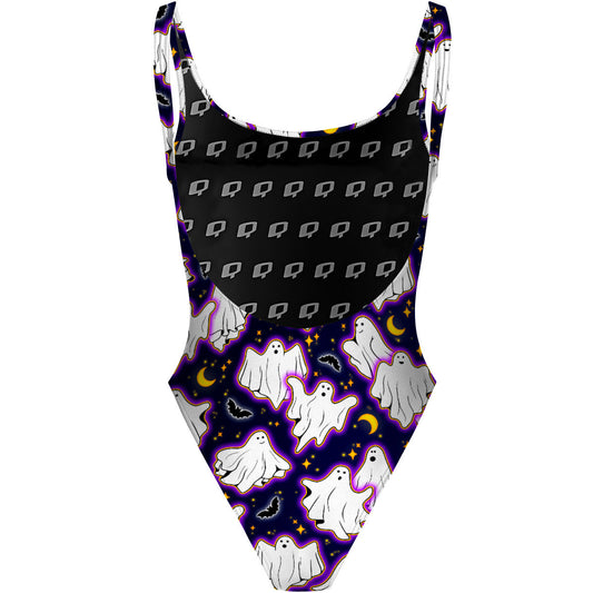 Boo-Tiful Night - High Hip One Piece Swimsuit