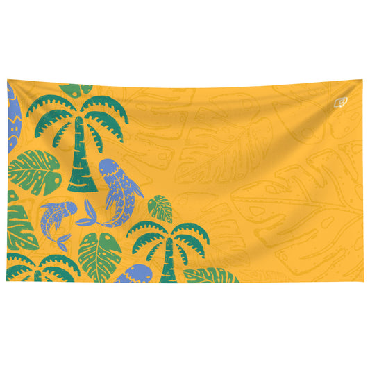 Seaside jungle - Microfiber Swim Towel