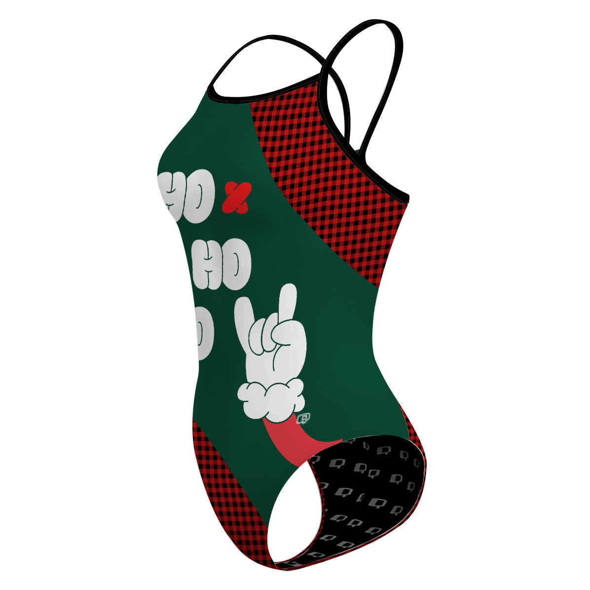 HO HO Rock - Skinny Strap Swimsuit