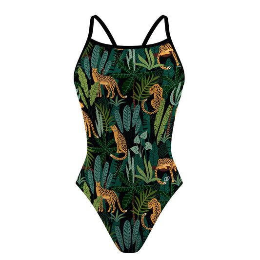 Jaguar Jungle - Sunback Tank Swimsuit