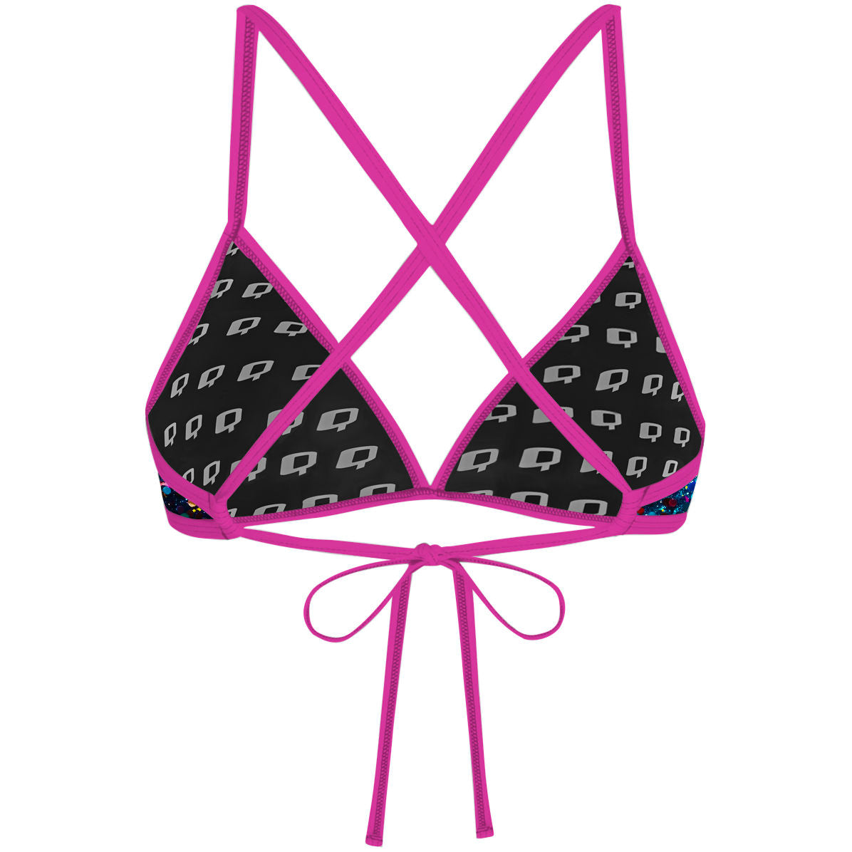 Glitter Party - Tieback Bikini Top