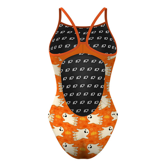 Pumpkins ghosts - Skinny Strap Swimsuit