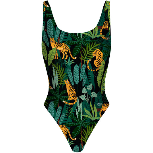 Jaguar Jungle - High Hip One Piece Swimsuit