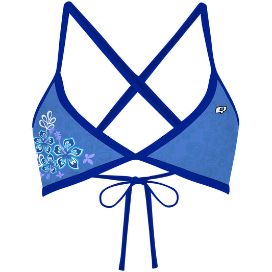 Sea flower - Tieback Bikini Top