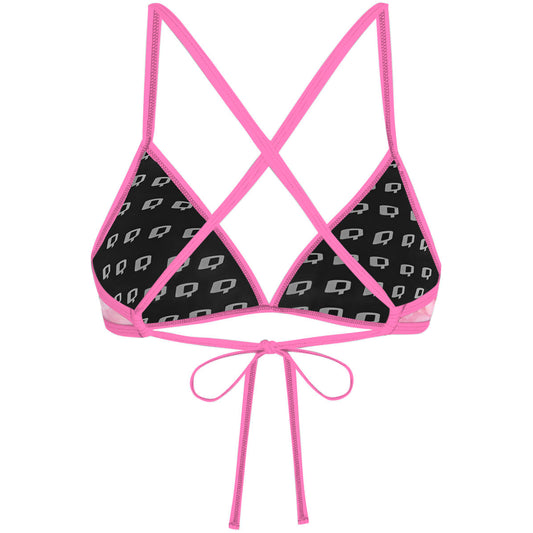 Rosé Glitter - Tieback Bikini Top