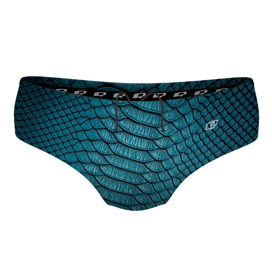 Blue snake - Classic Brief Swimsuit