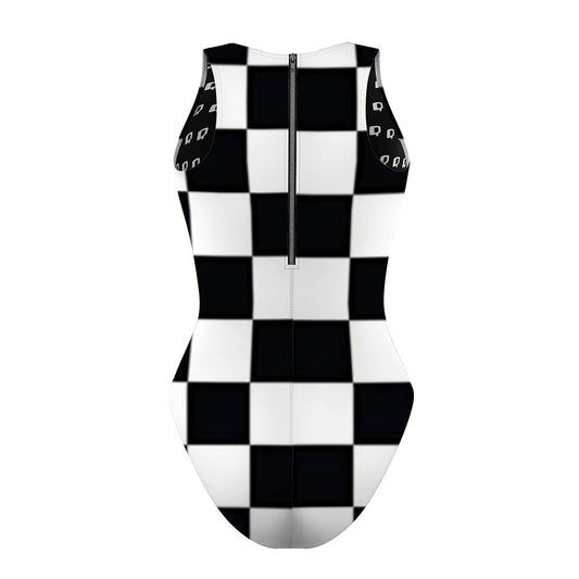 Skater Chic - Women's Waterpolo Swimsuit Classic Cut