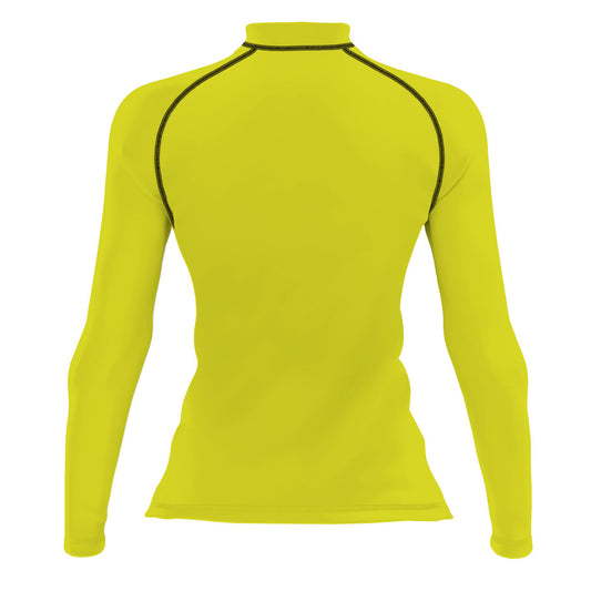 Abstract- Women's Surf UPF50+ Long Sleeve Rash Guard