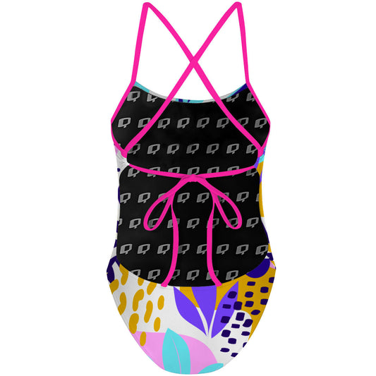 Soft Spring - Tieback One Piece Swimsuit