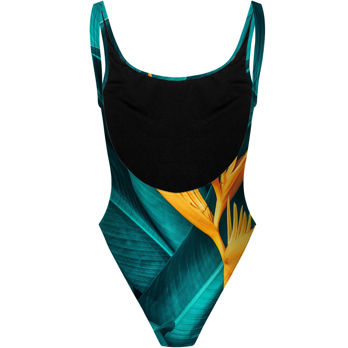 Tropical Nature - High Hip One Piece Swimsuit