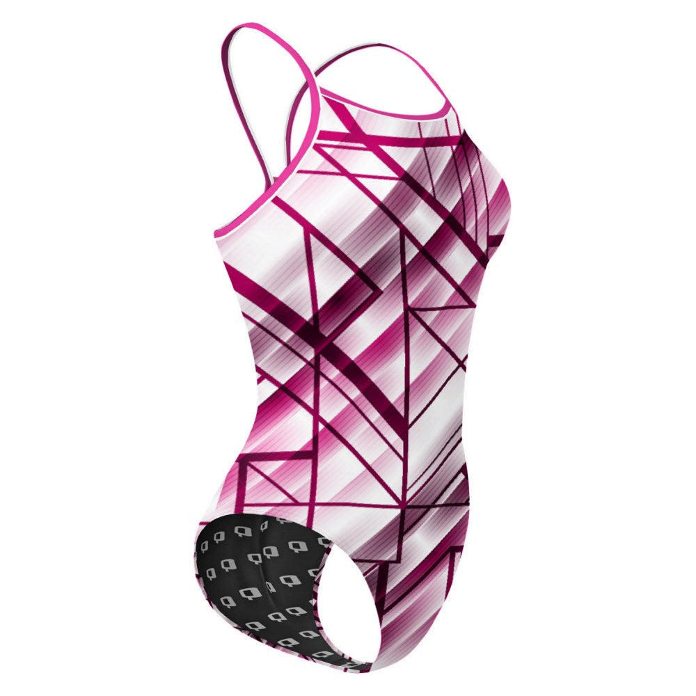 Contrast Lines - Skinny Strap