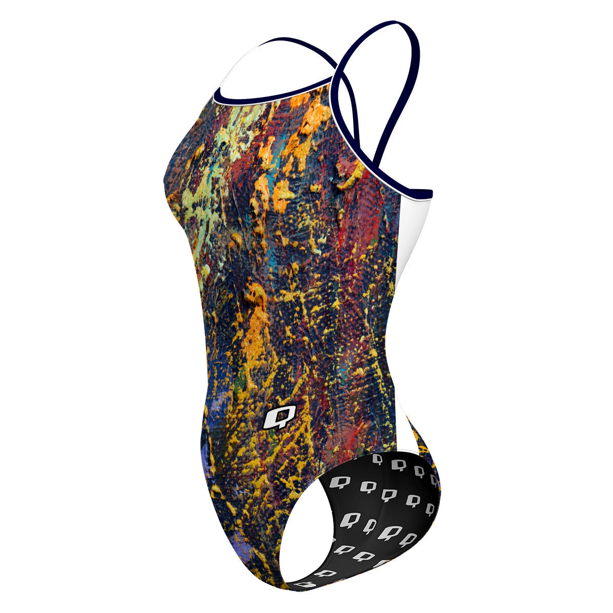 Paint Splatter - Sunback Tank Swimsuit