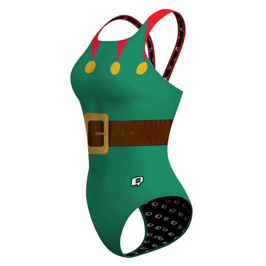 Santa's Helper Classic Strap Swimsuit