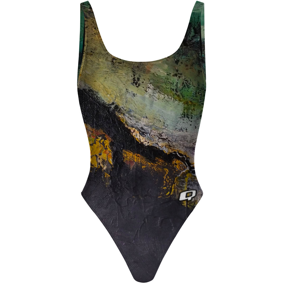 Green 1 sales piece swimsuit