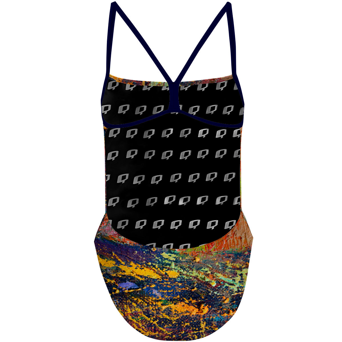 Paint Splatter - "Y" Back Swimsuit